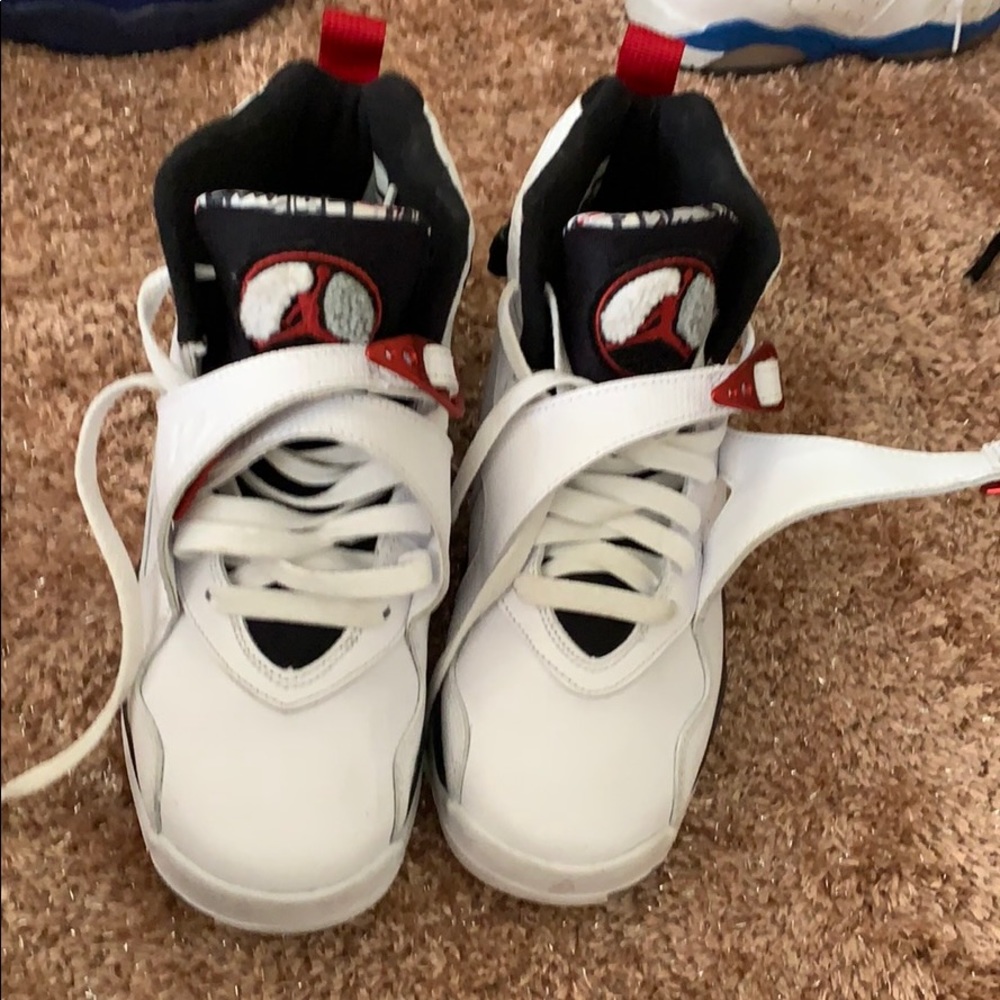 White red and black retro 8 Jordan 4Y